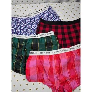 Victorias Secret lot of 4 medium sleep shorts pajama bottoms